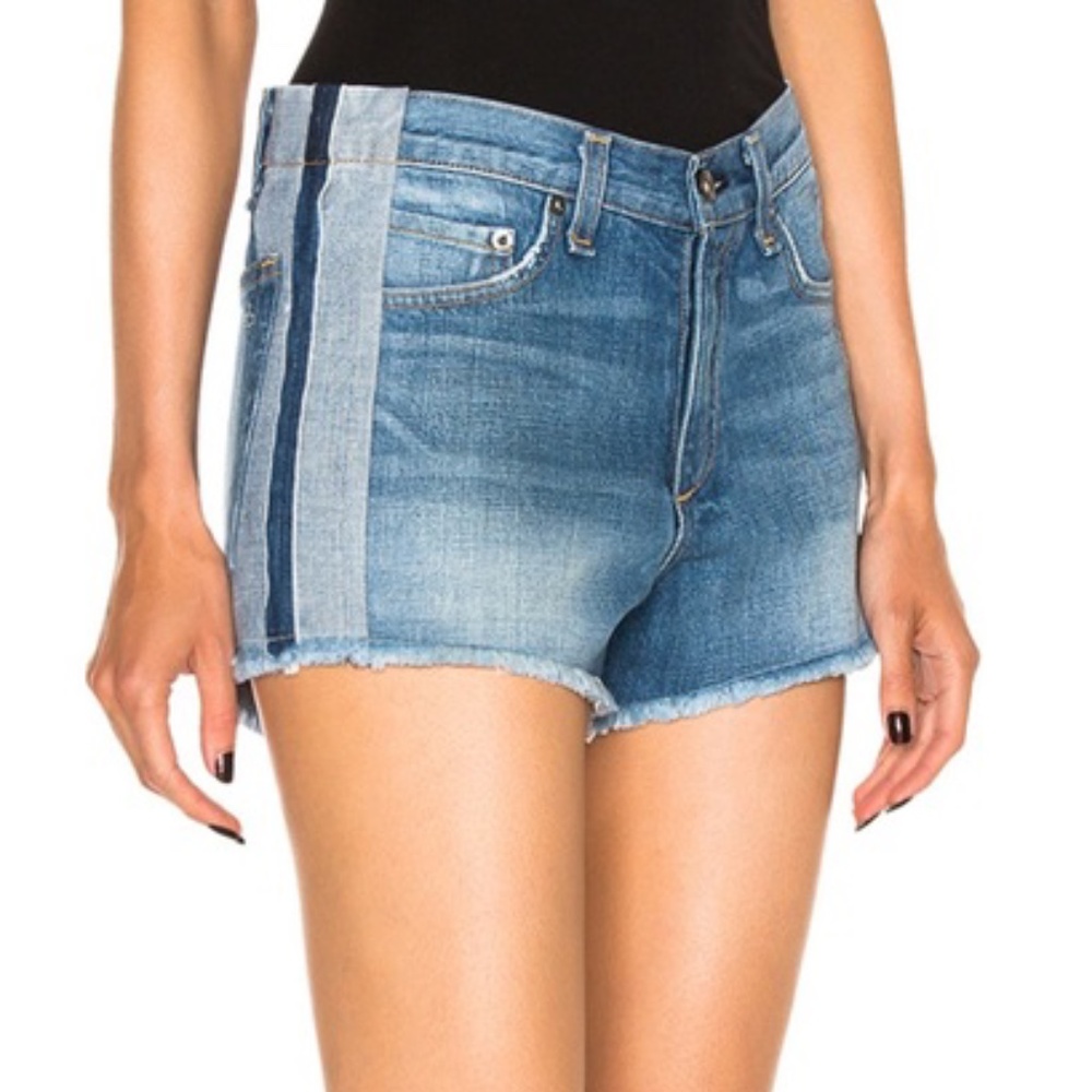 Rag & Bone Marilyn Reverse Selvedge Denim Button … - image 3